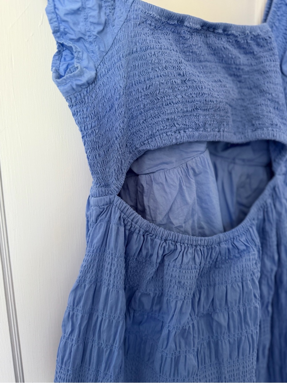 Universal Thread Periwinkle Midi Ruched Dress - Picture 10 of 11